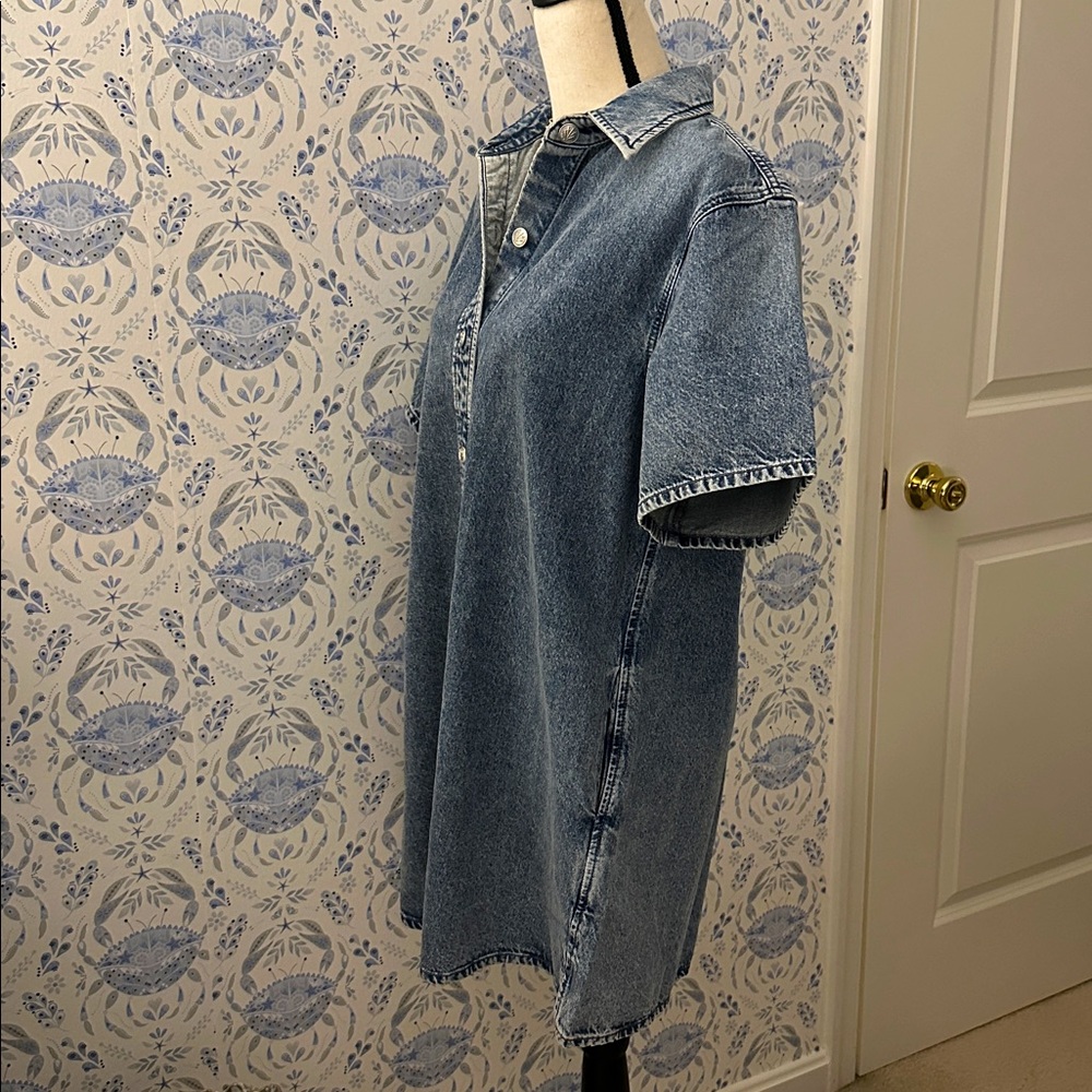 NWT | Rag & Bone - The Carter Denim Dress - Elle Wash - Picture 9 of 15